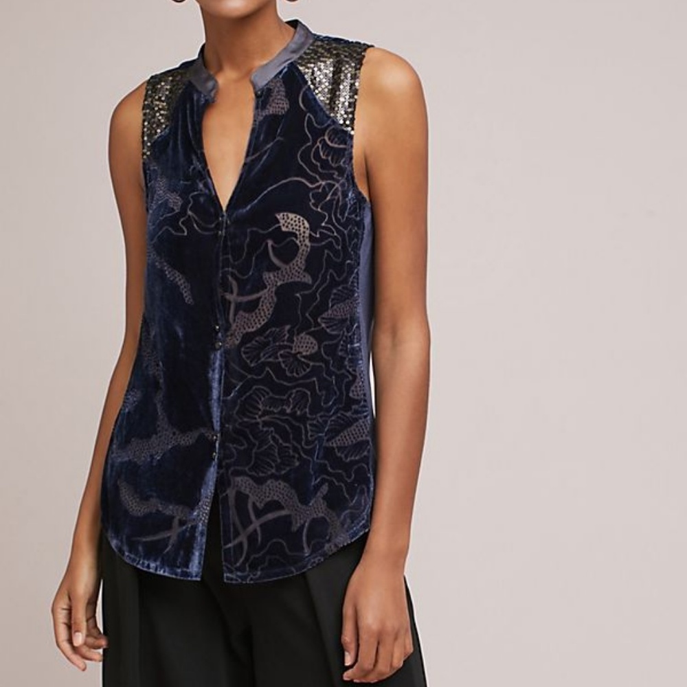 Anthropologie Velvet Ileana Tank